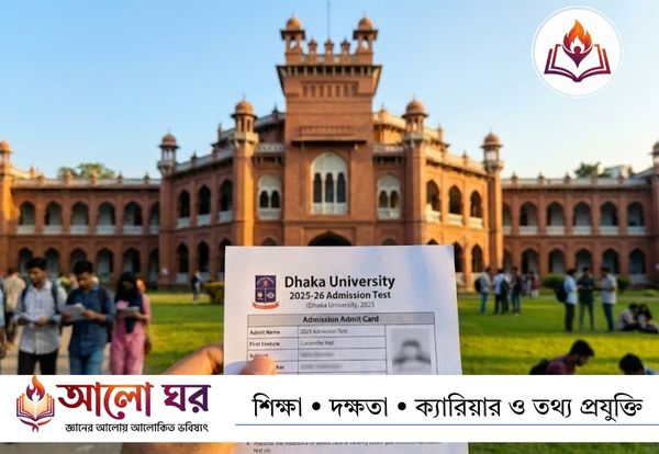 ঢাকা বিশ্ববিদ্যালয়ে ভর্তি পরীক্ষার প্রবেশপত্র ডাউনলোড ও কার্জন হল